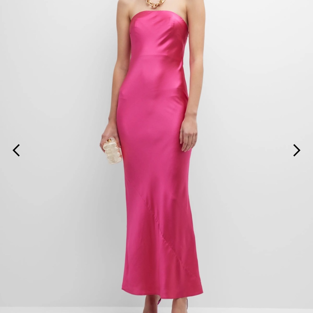 Perla Strapless Column Gown CULT GAIA